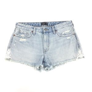 Abercrombie & Fitch Distressed Jean Shorts